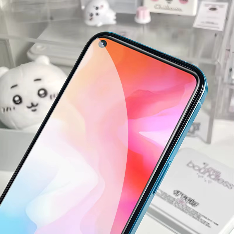 HD 9H Kristall Gehärtetes Glas als Display Schutz für vivo Y30 Y31 Y32 Y33s Y35 Y52 Y53s Y55 Y70 Y72 Y76 Y78 in Transparent mit voller Abdeckung - Bild 4