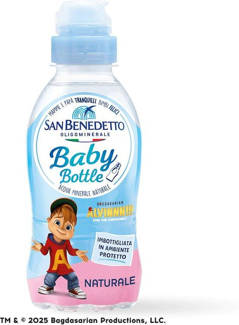 San Benedetto Mineralwasser, Klassik/Natur, 0,25 l - Bild 1