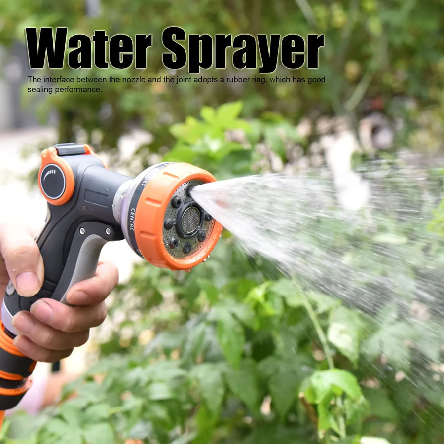 Hochdruck Garten Wasser Sprayer in Orange für die Reinigung von Rasen, Auto und Waschanlage - Bild 2