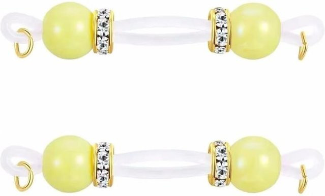 Hein-M Fake-Brustwarzenringe, Zirkonia, Gold, Unisex - Bild 1