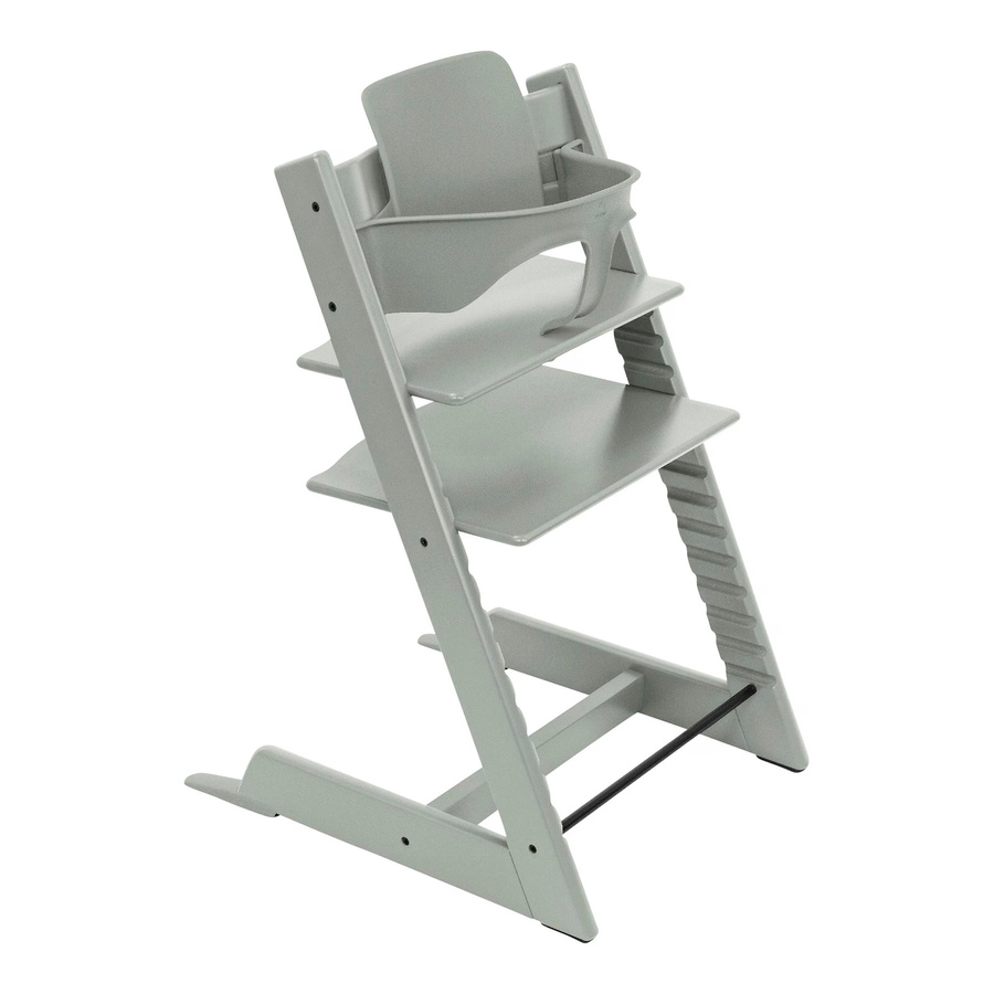 Stokke Tripp Trapp Treppenhochstuhl Bundle mit Newbornset und Babyset in Light Grey - Bild 2
