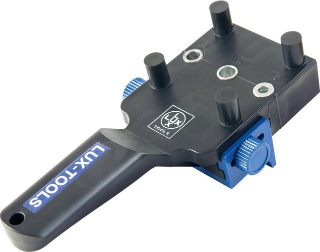LUX-TOOLS Dübellehre Classic aus Kunststoff in Schwarz - Bild 1