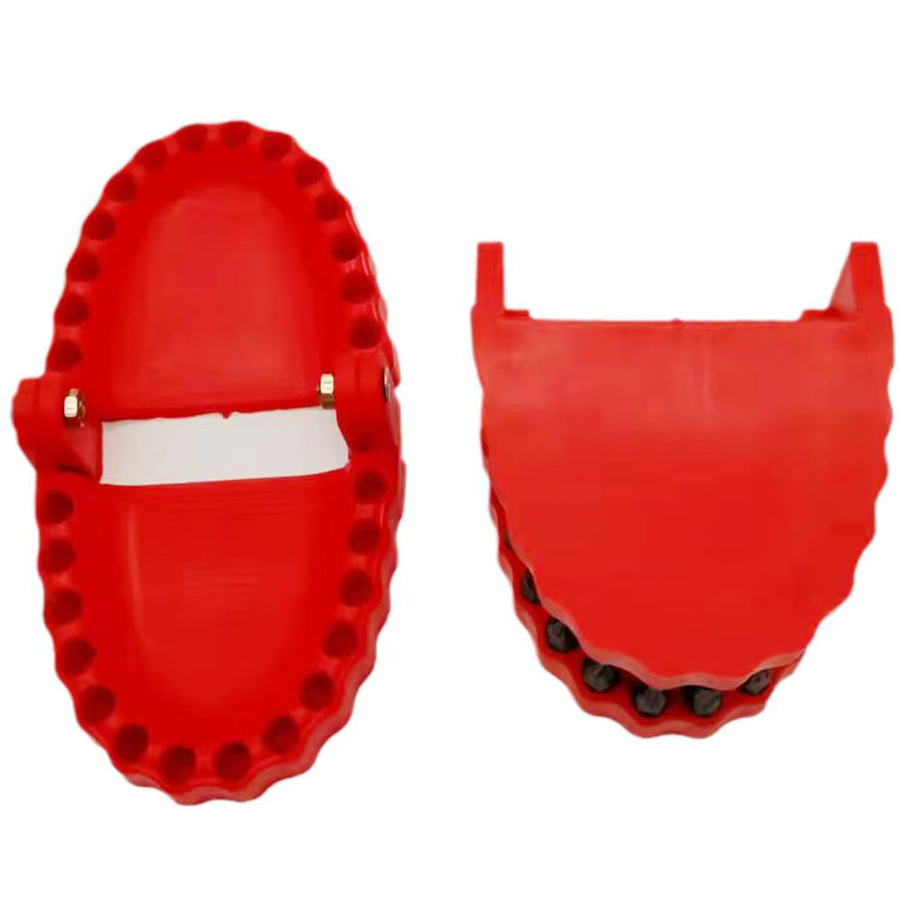 Prothesen-Bohrerhalter im Zahn-Design mit 28 Bits und Adapter-Set in Rot - Bild 5