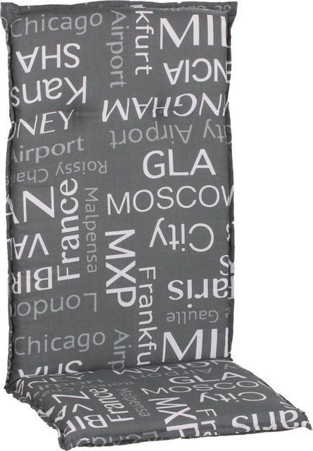 Saumauflage Hochlehner Bellona Beo in Grau aus Baumwolle und Polyester, B/T/H: 118 x 60 x 50 cm - Bild 1