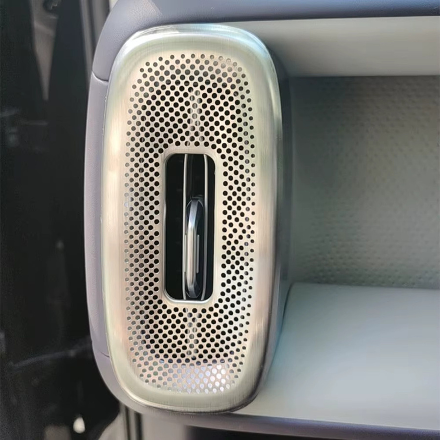 Leapmotor B10 Auto Mittelkonsole Luftauslass Abdeckung für die rechte und linke Seite, Farbe: Silber - Bild 6