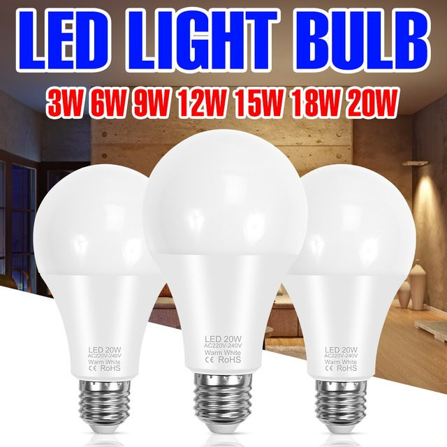 CanLing LED-Birne E27 mit 20W für Deckenleuchten und Kronleuchter, Weiß, CCT (Warmweiß/Kaltweiß) - Bild 1