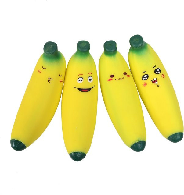 Topmix Bananen-Quetschspielzeug, Stressabbau-Fidget-Spielzeug - Bild 1