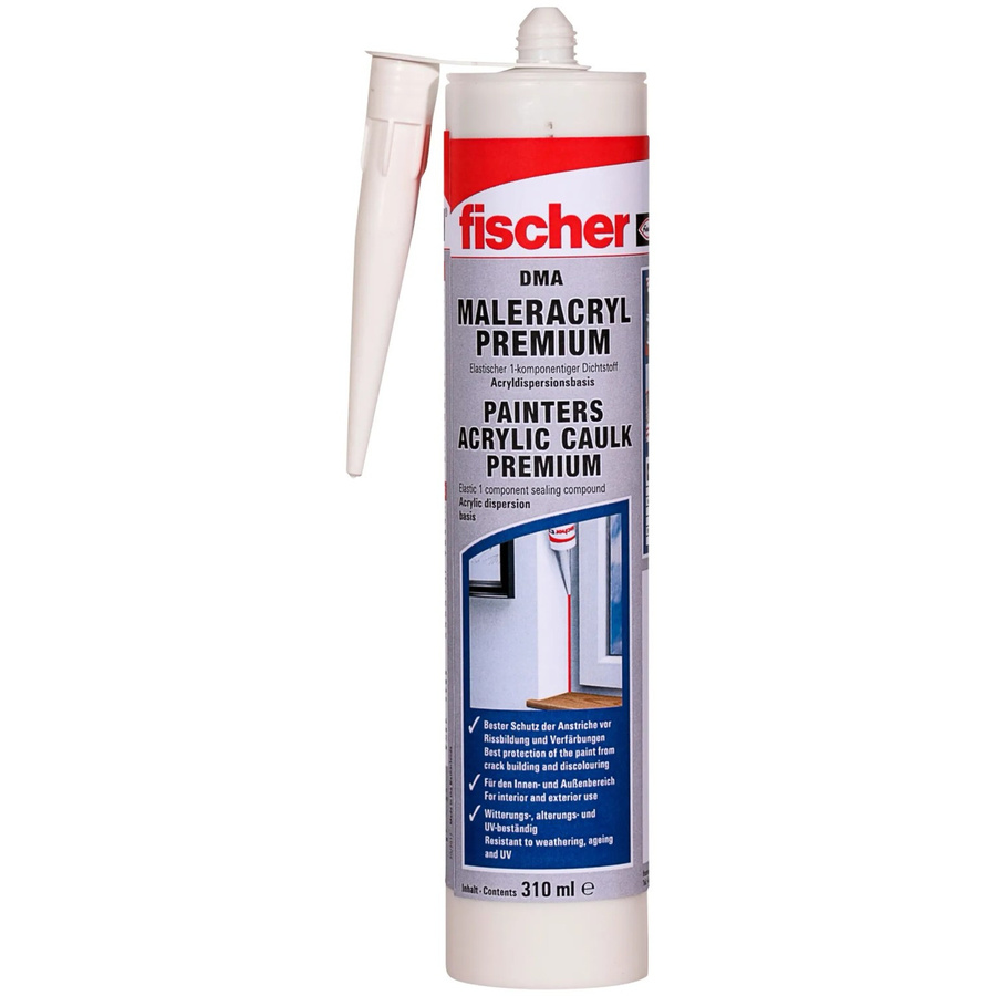 Fischer Maleracryl Premium DMA Acrylfarbe Weiß 310 ml - Bild 2