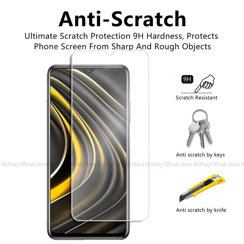 2/4er Set Panzerglas Display Schutzfolie für Xiaomi Poco M3 in Transparent - Bild 3