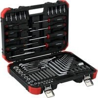 Gedore RED TX-Schraubwerkzeugsatz 75-teilig in Rot/Schwarz aus Chrom-Vanadium mit 1/4 Zoll und 1/2 Zoll - Bild 1