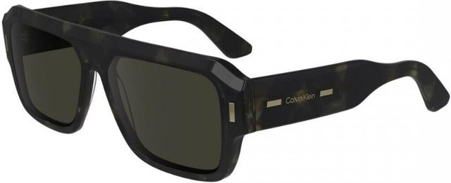 Calvin Klein CK24501S Sonnenbrille, Vollrand, Square, Acetat, Unisex, black - Bild 1