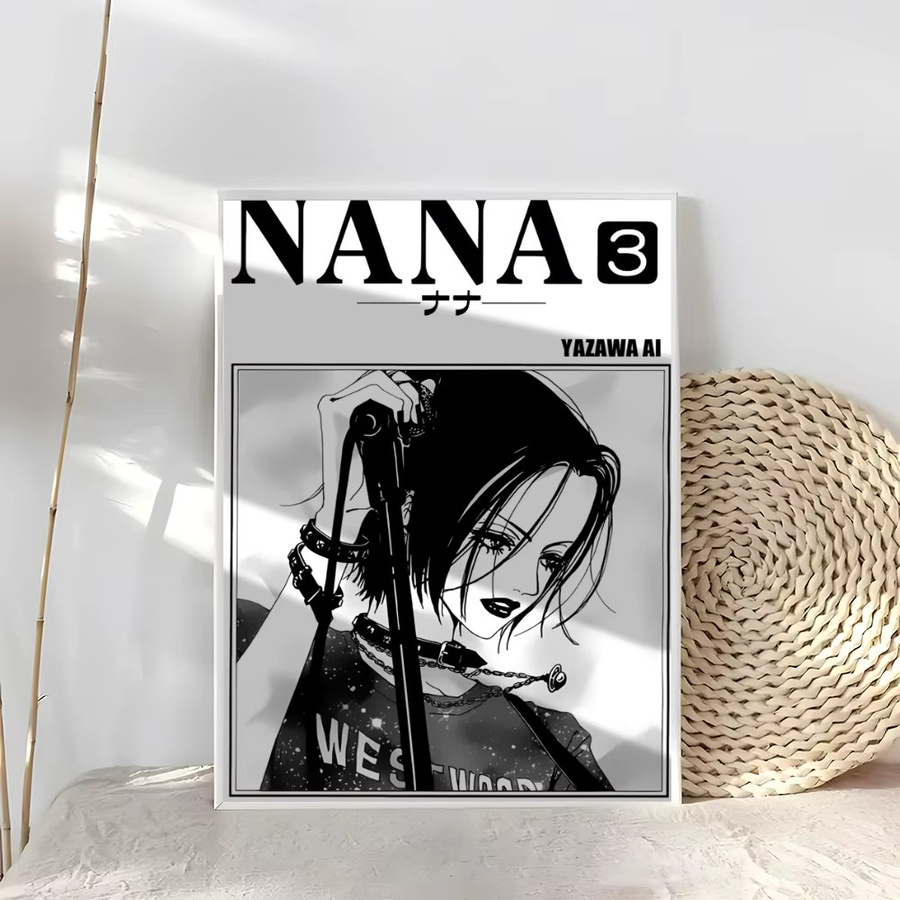 Japan Anime N-NANA Poster Wandkunst in Schwarz und Multicolour für dein Wohnzimmer oder Schlafsaal, Rechteckig, B: 20,0 cm, H: 15,0 cm, T: 6,0 cm - Bild 6