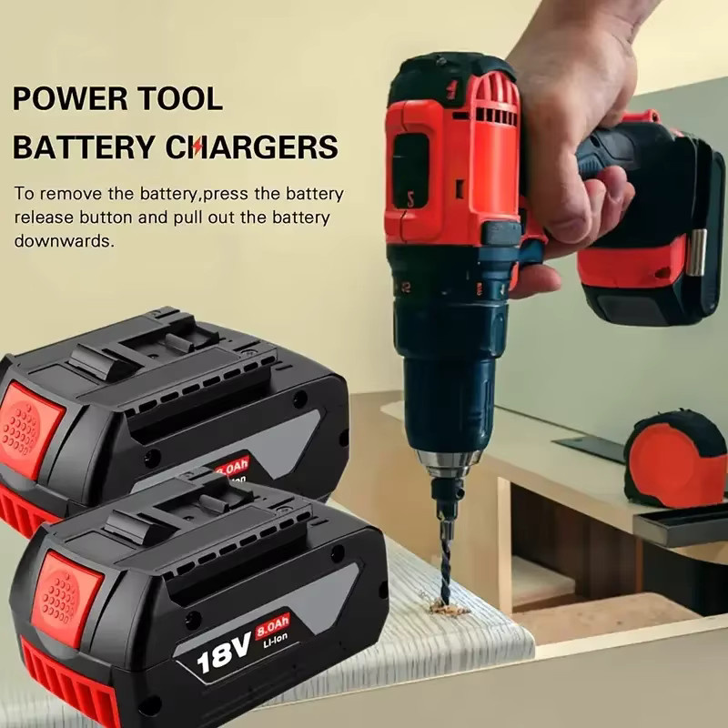 Bosch Professional 18V Akku GBA 18V 8,0Ah in Schwarz mit Füllstandsanzeige - Bild 3
