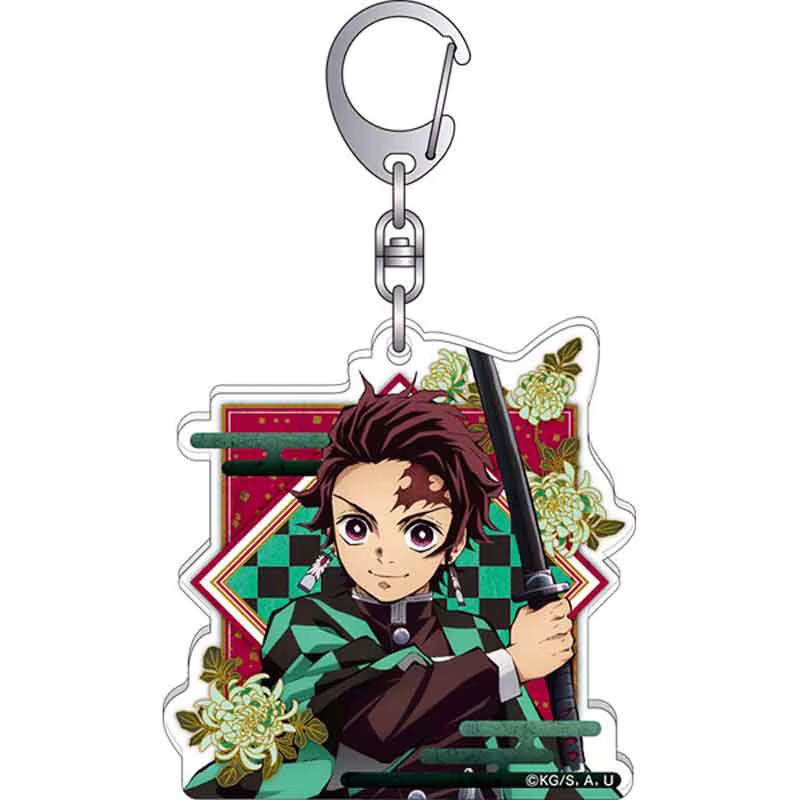 Bandai Demon Slayer Schlüsselanhänger, Acryl, Tanjiro Nezuko Anhänger - Bild 2