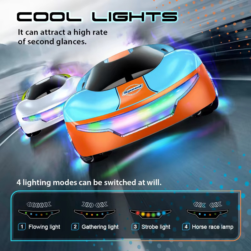 Kelaton Energie-Sprüh-Stunt-RC-Auto, ferngesteuert, mit LED-Radbeleuchtung - Bild 2