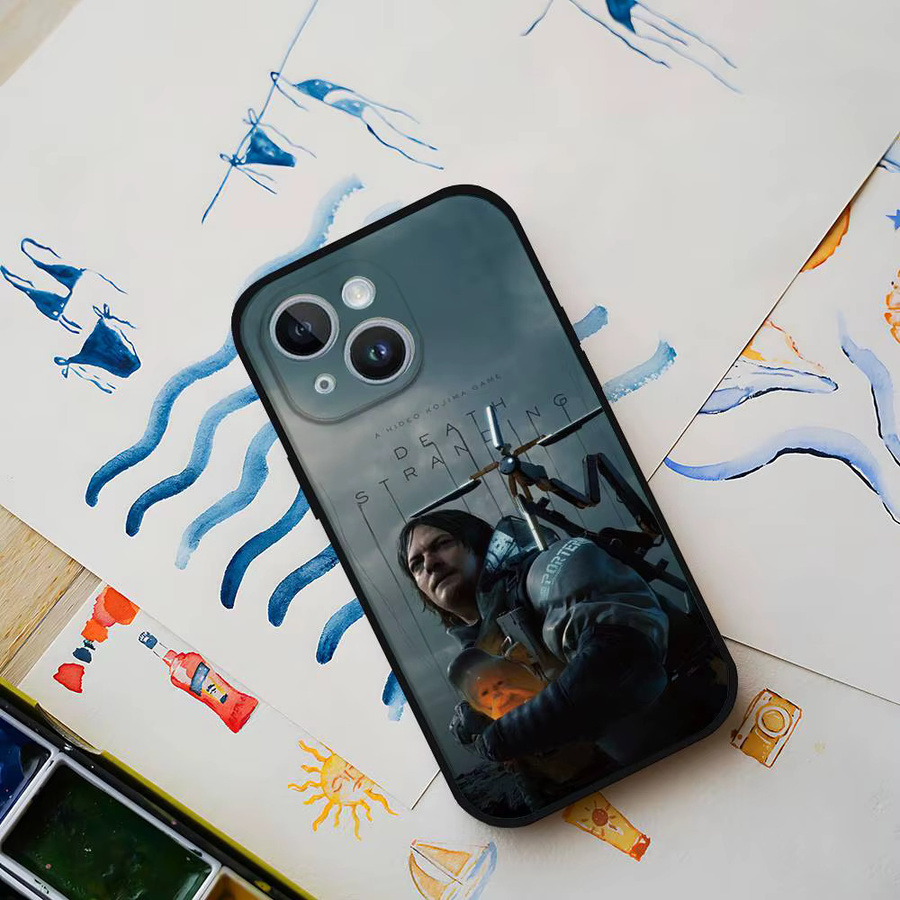 D-Death-Strandings Gaming-Handyhülle für Apple iPhone in Mehrfarbig, mattierte weiche Silikonhülle - Bild 5