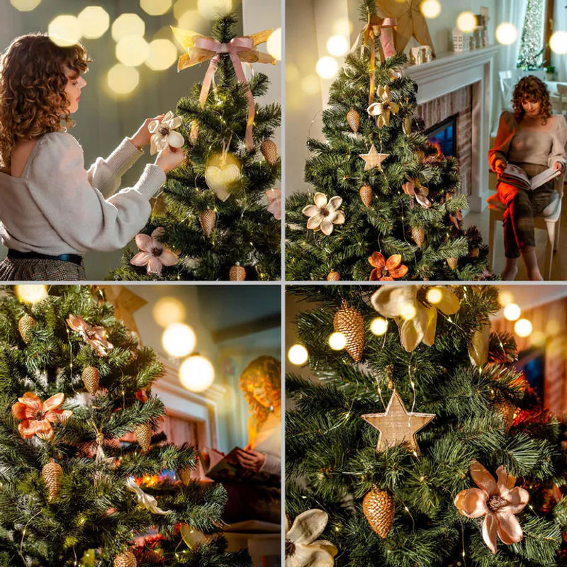 KADAX Künstlicher Weihnachtsbaum Tanne in Grün, Höhe: 180 cm - Bild 11