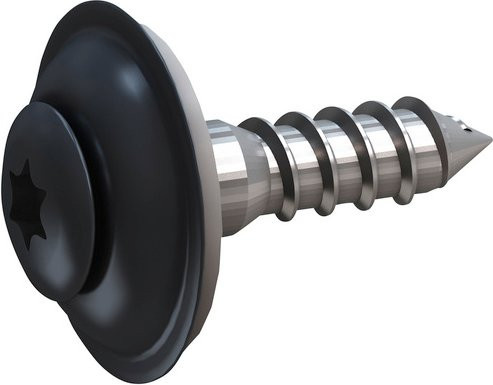 Sarei Torx-Schrauben aus Edelstahl, grau, Durchmesser: 4,5 mm, Länge: 20 mm - Bild 1