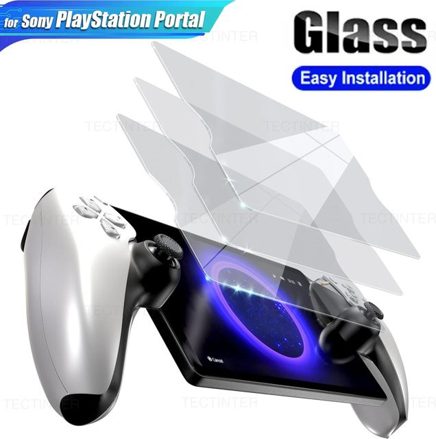 Sony Displayschutzfolie aus gehärtetem Glas für PlayStation PS5 Portal, transparent, 1/2 Stück - Bild 1