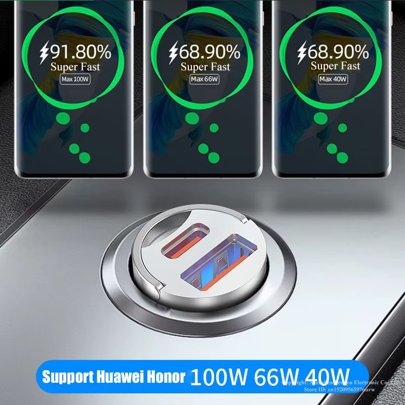 EDEBA USB C Autoladegerät Mini Metall Superschnellladeadapter Typ C in Silber für iPhone, iPad, Huawei, Xiaomi und Samsung - Bild 6