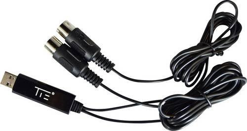 Tie Studio MIDI Interface 1I1O in Schwarz mit USB-C Anschluss - Bild 1