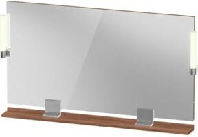 Duravit Sivida LED-Spiegel in Weiß mit Touch-Schalter und Dimmfunktion, Rechteckig, B: 125 cm, H: 65 cm, T: 3,6 cm - Bild 1