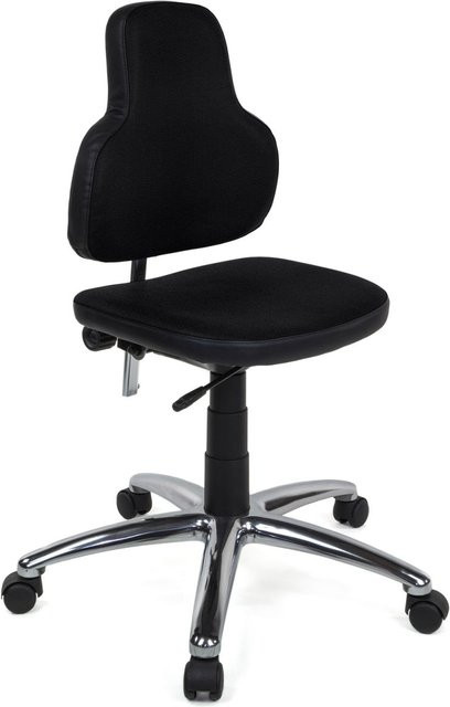Mayer Sitzmöbel Drehstuhl 2206 in Schwarz mit Polyester-Stoff und Kunstleder, B/H/T: 62 x 88 x 60 cm - Bild 1