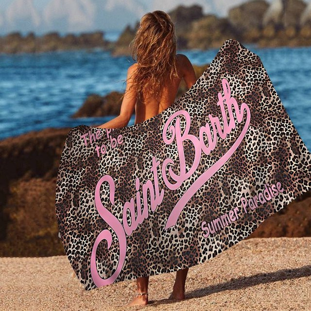 Saint Fashion Barth Mikrofaser-Strandtuch, schnelltrocknendes Handtuch für Pool, Strand und Yoga, Multicolour, B: 80 cm, L: 160 cm - Bild 1