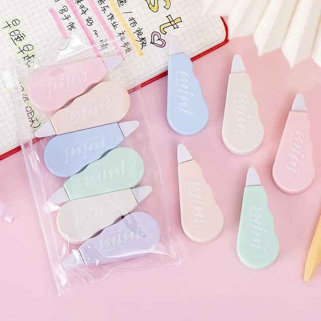 NATAWA Kawaii Macaron Korrekturband in Bunt für Schule und Büro - Bild 1