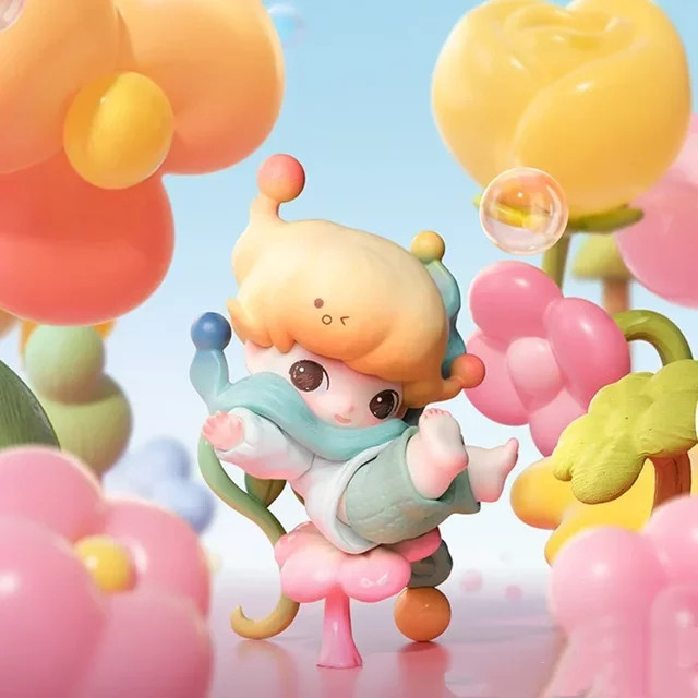POPMART DIMOO MOMENTS IN BLOOM, Blind Box, Puppe, Einzelfigur - Bild 1