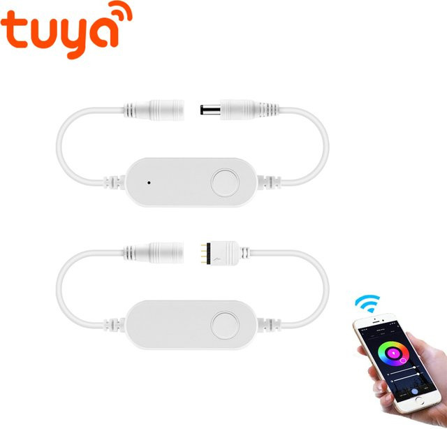 Tuya Smart Home RGB-LED-Controller Rybakov mit WLAN und 12 V Netzteil für COB und Neon-LED-Streifen - Bild 1