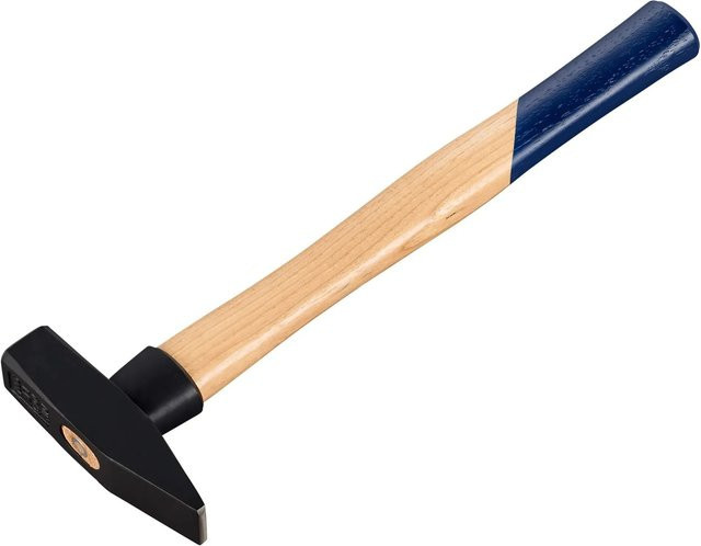 LUX-TOOLS Schlosserhammer Comfort aus geschmiedetem Stahl mit Holzgriff, 300 g - Bild 1