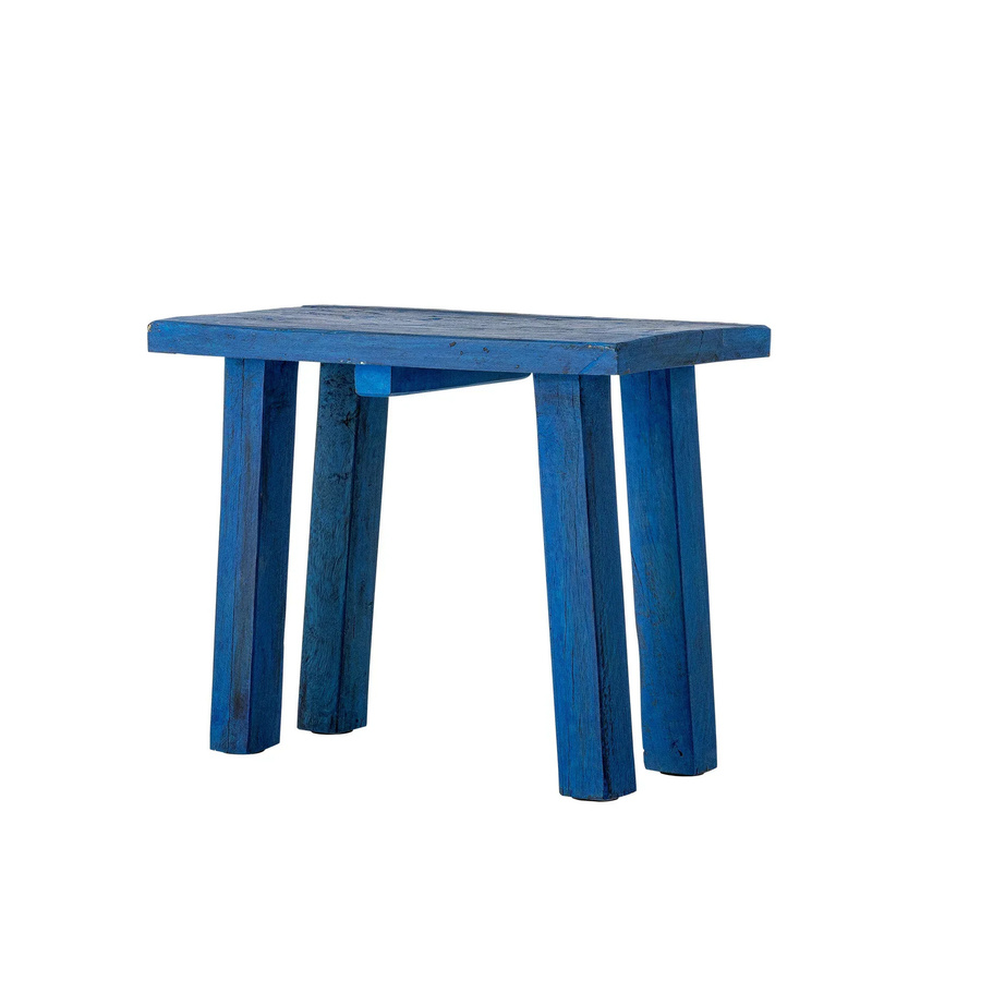 Bloomingville Beistelltisch Porir aus recyceltem Holz in Blau, B/T/H: 30,0 x 18,0 x 24,0 cm - Bild 1