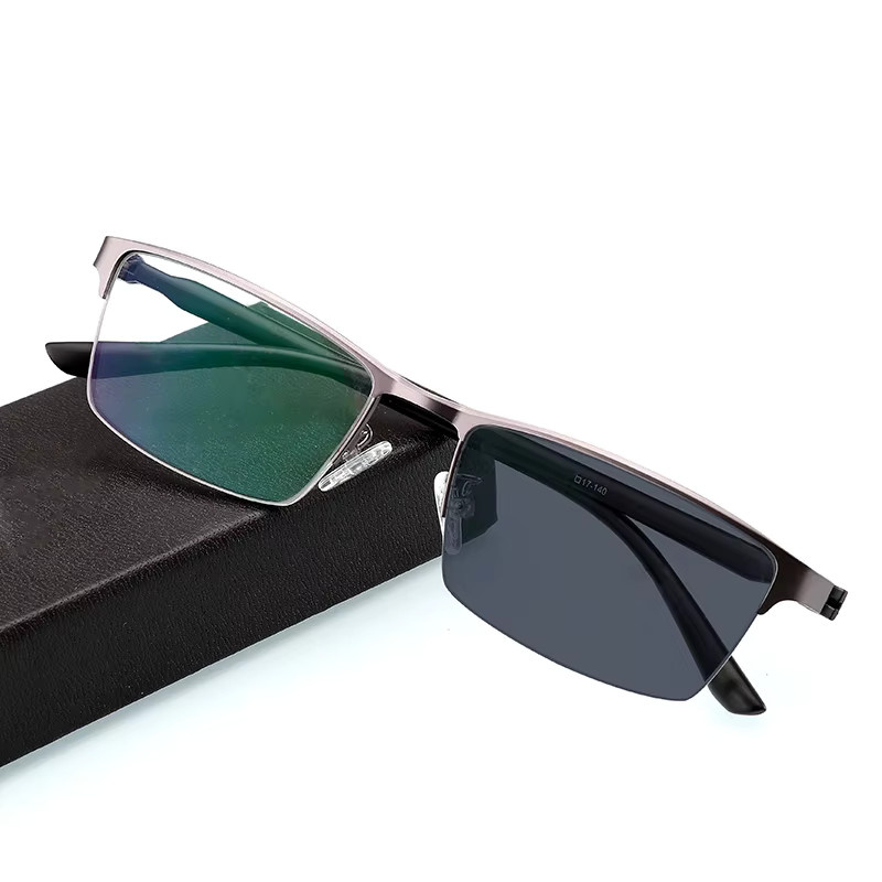 KJDCHD Photochrome Sonnenbrille, rectangular, Metall, unisex - Bild 3