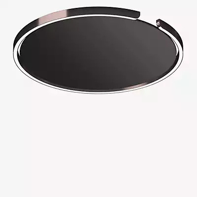 Occhio Mito Soffitto 60 Flat Narrow LED Wand- und Deckeneinbauleuchte in Schwarz Matt mit x-tra warmem Licht - Bild 1