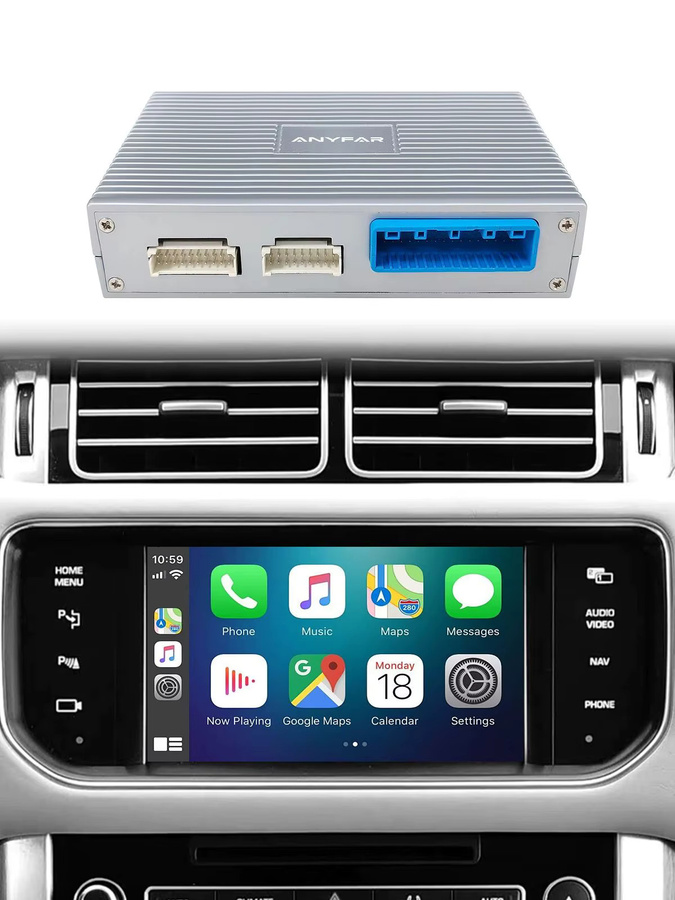 LEXXSON Drahtlose CarPlay Decoderbox für Land Rover Jaguar Range Rover Evoque Discovery 4 XE XF F-Type 2012–2016 mit Bluetooth - Bild 6