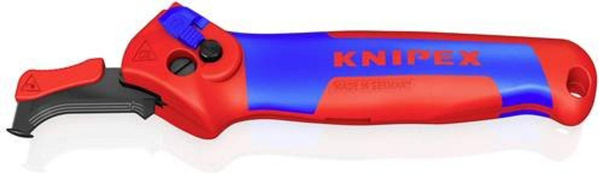 Knipex Abmantelungsmesser 16 50 145 SB mit Gleitschuh und Ratschenfunktion für Rundkabel bis 7 mm Mantelstärke - Bild 2