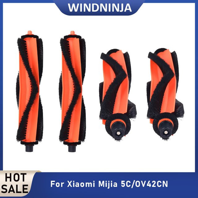 WINDNINJA Ersatz-Hauptbürste für Xiaomi Mijia 5C und OV42CN Roboter-Staubsauger - Bild 1