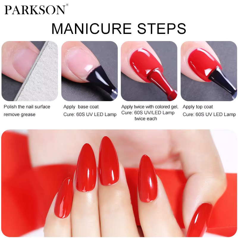 Parkson No Wipe Top Base Coat, Glänzend - Bild 4