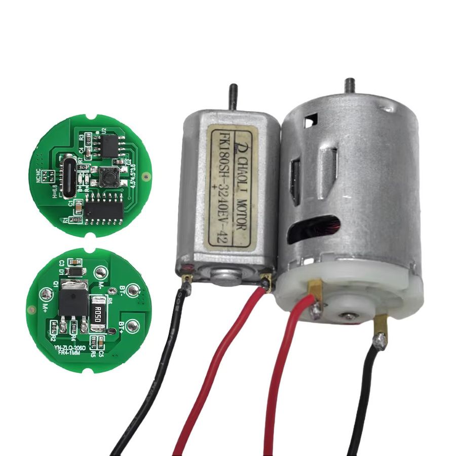 diymore DC Motortreiberplatine Typ C 5–20 W für kleine elektrische Bohrmaschinen und DIY-Zubehör, Modul für DC 3–6 V - Bild 2