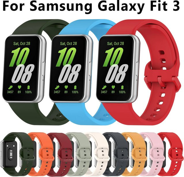 Samsung Uhrenarmband Silikon, Schwarz, Unisex - Bild 1