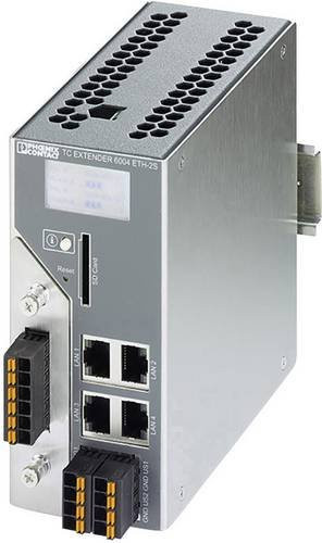 Phoenix Contact Modem TC EXTENDER600 ETH2S für Ethernet/LAN und DSL in Silber - Bild 1