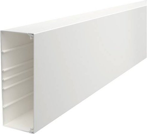 OBO Bettermann Wand- und Deckenkanal Reinweiß B: 21,0 cm, H: 8,0 cm - Bild 1