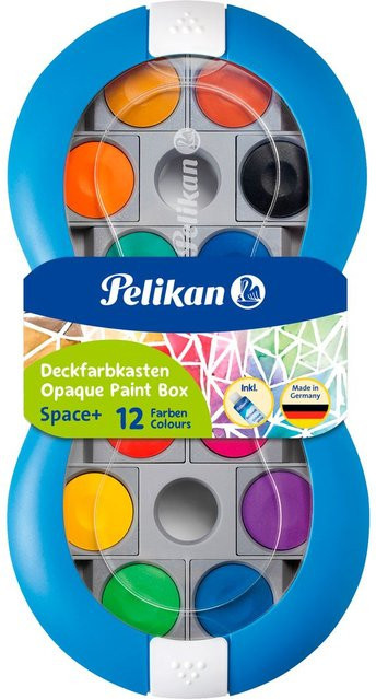 Pelikan Deckfarbkasten Space mit 12 Farben in Blau und Multicolour - Bild 1