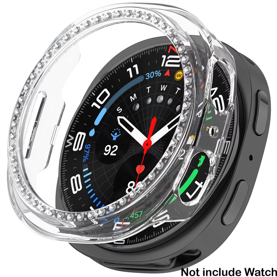 Bling Schutzhülle für Samsung Galaxy Watch 8, transparent, Diamant - Bild 5