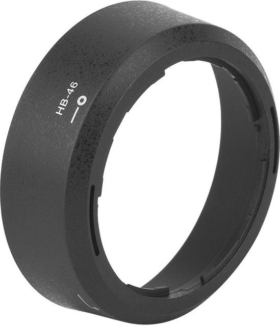 HB 46 ABS Bajonett Gegenlichtblende in Schwarz als Ersatz für Nikon AF S 35mm f 1.8G DX Objektiv - Bild 1