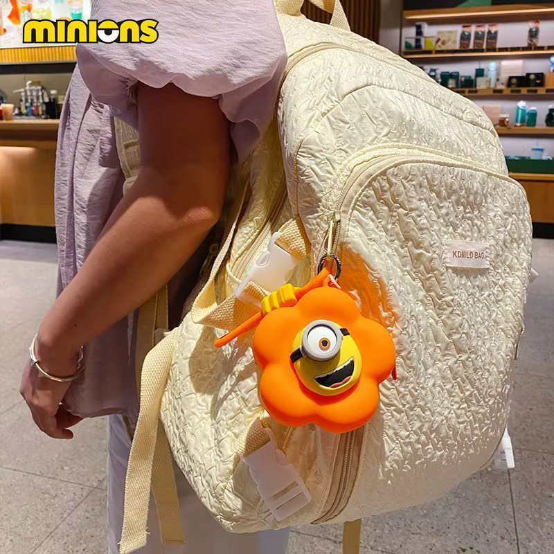 Minions Anhänger, PVC, Blumen, Schlüsselanhänger - Bild 3