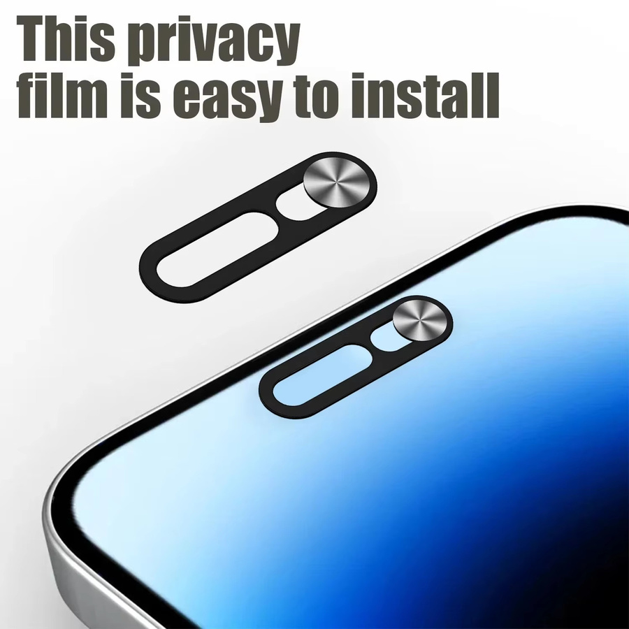 Webcam-Abdeckung als Datenschutz-Schutzschieber für iPhone 16 Pro Max, 15, 14 Pro und Pro Max in Schwarz - Bild 4
