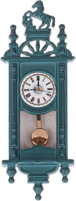 Yiran toy 1 Miniatur Wanduhr Retro römische Uhr Holz multicolour - Bild 1