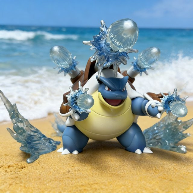 Potdemiel Pokémon Blastoise Actionfigur, 15,5 cm, PVC - Bild 1